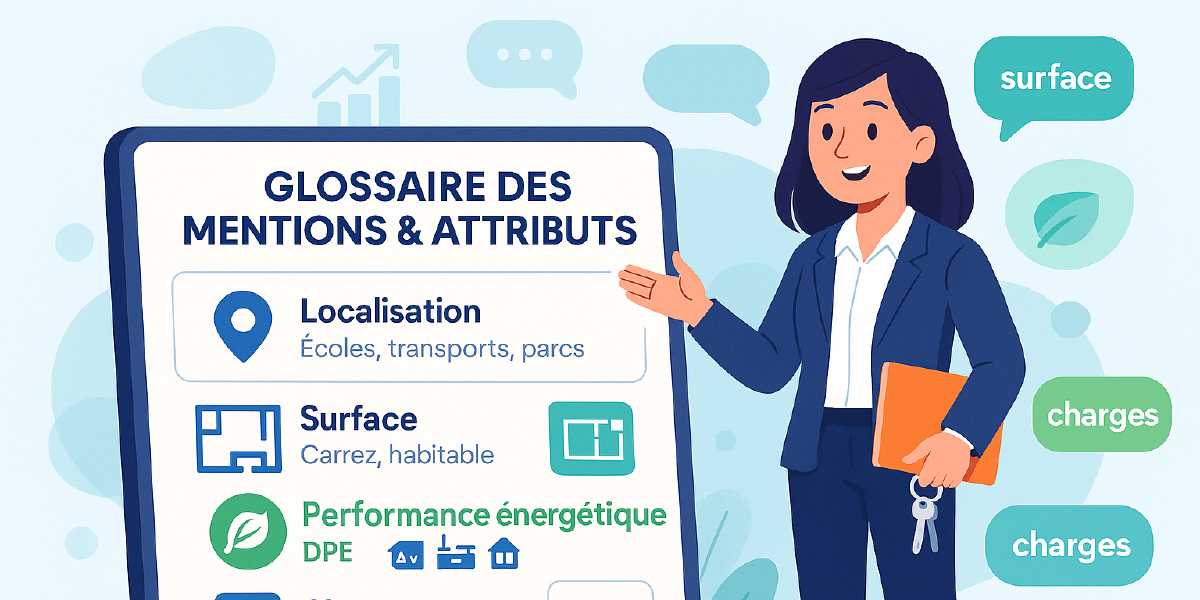 Glossaire des mentions & attributs qui comptent pour les acheteurs