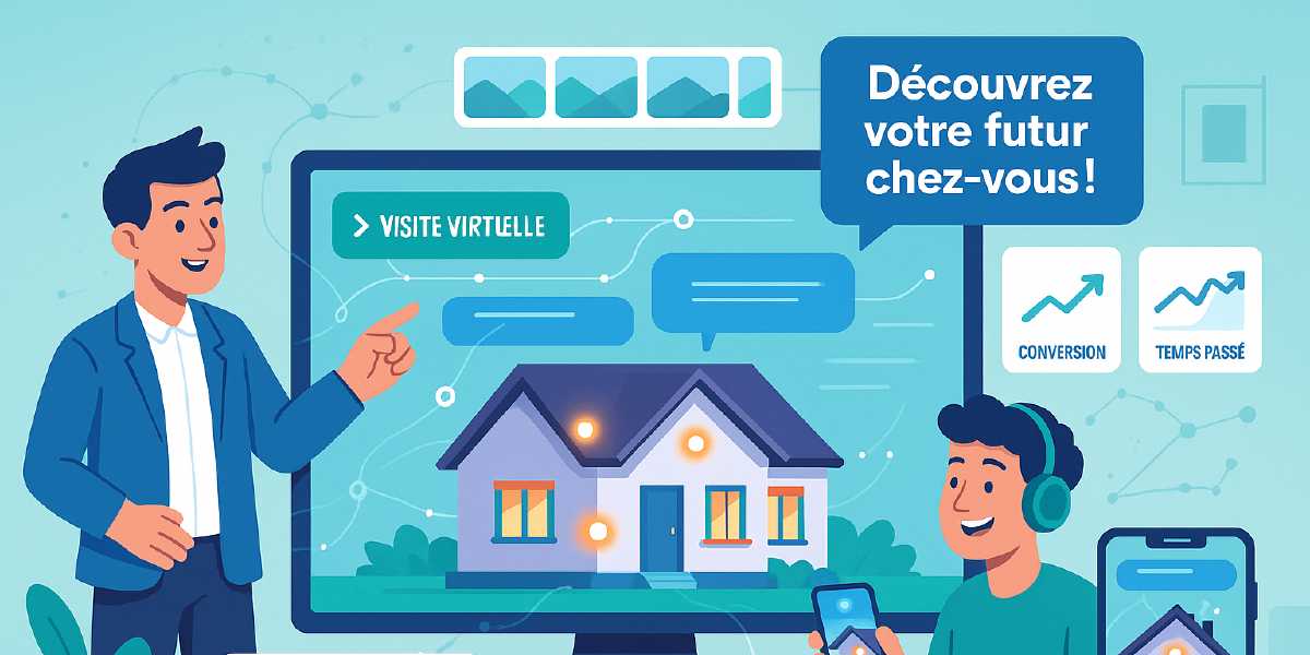 Visite virtuelle : intégrer le lien, réécrire l’accroche, booster la conversion post-clic